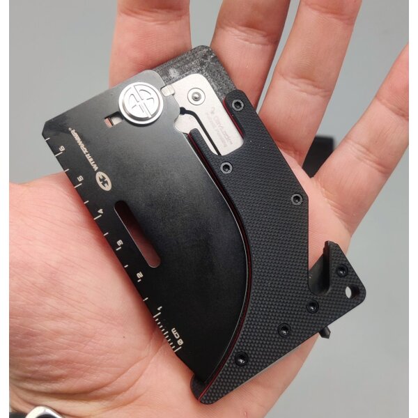 WithArmour Professional UltraThin-BK Card Kreditkartenmesser Zweihandmesser