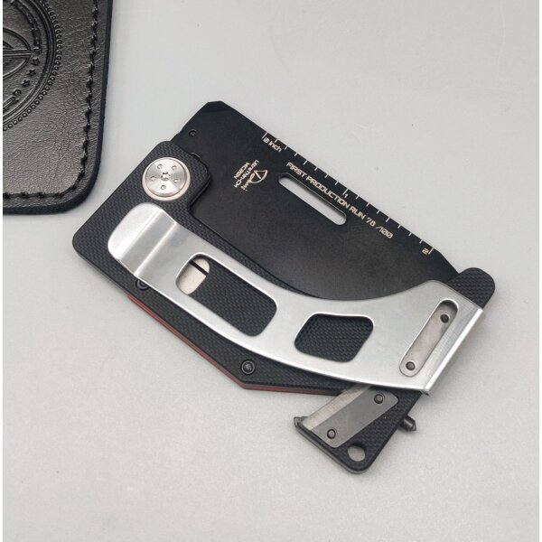 WithArmour Professional UltraThin-BK Card Kreditkartenmesser Zweihandmesser