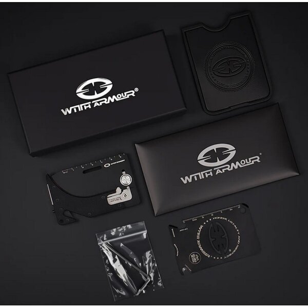 WithArmour Professional UltraThin-BK Card Kreditkartenmesser Zweihandmesser