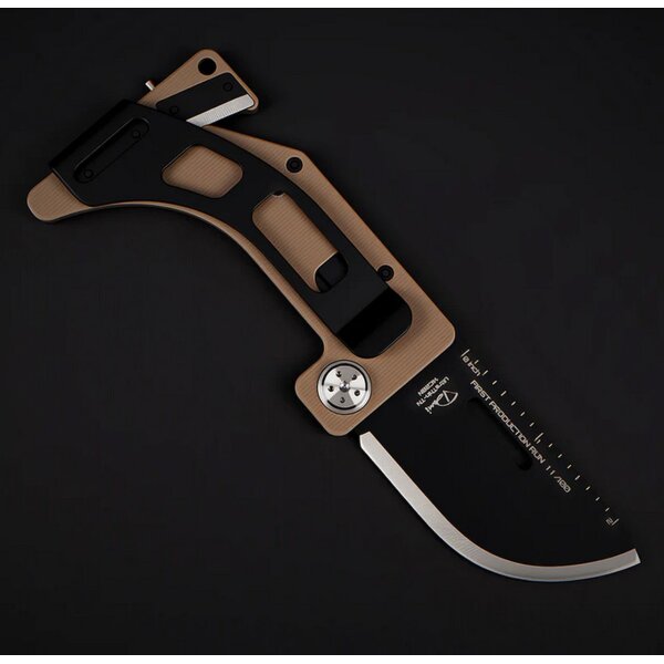 WithArmour Professional UltraThin-TN Card Folding Knife Kreditkartenmesser Zweihandmesser