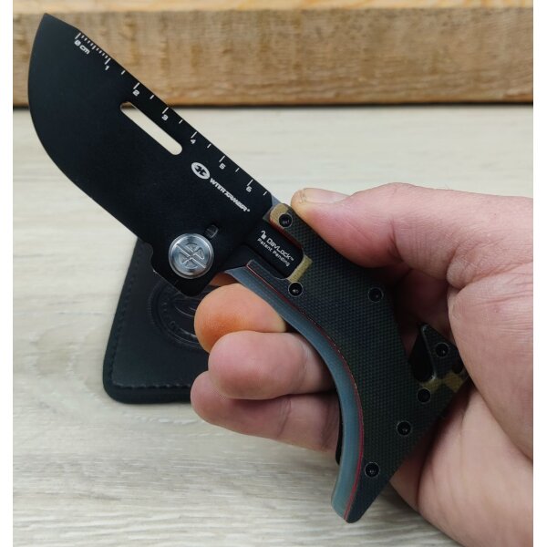 WithArmour Professional UltraThin-CM Card Folding Knife Kreditkartenmesser Zweihandmesser
