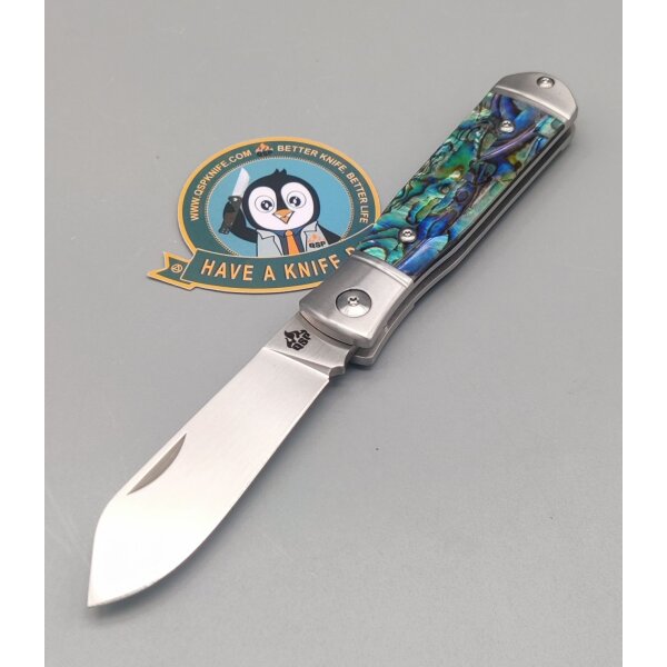 QSP Knife Jumping Jack Slipjoint QS167-A Abalonegriff
