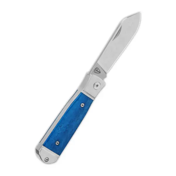 QSP Knife Jumping Jack Slipjoint QS167-B Knochengriff Blau