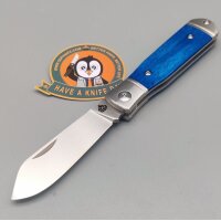 QSP Knife Jumping Jack Slipjoint QS167-B Knochengriff Blau