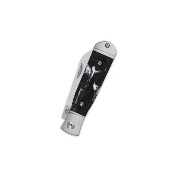 QSP Knife Jumping Jack Slipjoint QS167-C Resin Black & White