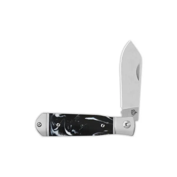 QSP Knife Jumping Jack Slipjoint QS167-C Resin Black & White