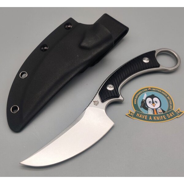 QSP Knife Viper QS166-A1 Outdoormesser Black G10