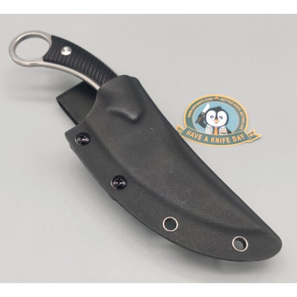 QSP Knife Viper QS166-A1 Outdoormesser Black G10