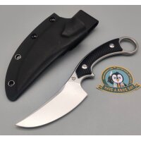 QSP Knife Viper QS166-A1 Outdoormesser Black G10