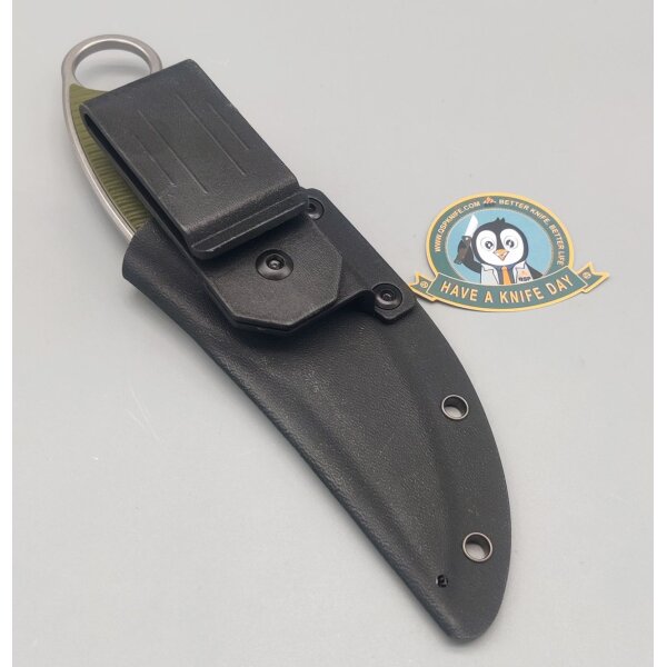 QSP Knife Viper QS166-B1 Outdoormesser Green G10