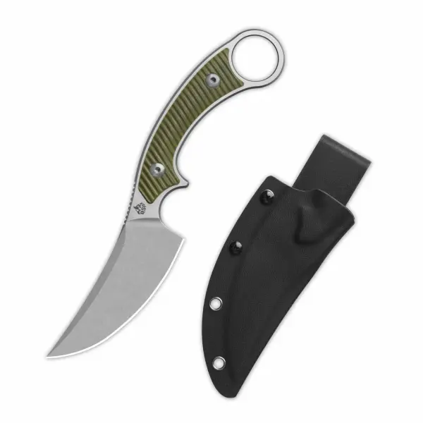 QSP Knife Viper QS166-B1 Outdoormesser Green G10
