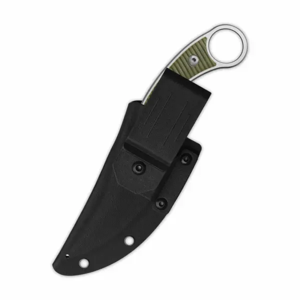 QSP Knife Viper QS166-B1 Outdoormesser Green G10