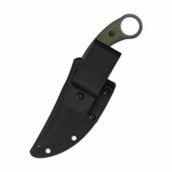 QSP Knife Viper QS166-B2 Outdoormesser Green G10