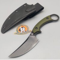QSP Knife Viper QS166-B2 Outdoormesser Green G10