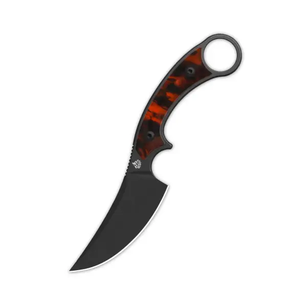 QSP Knife Viper QS166-C2 Outdoormesser Tortoise Resin