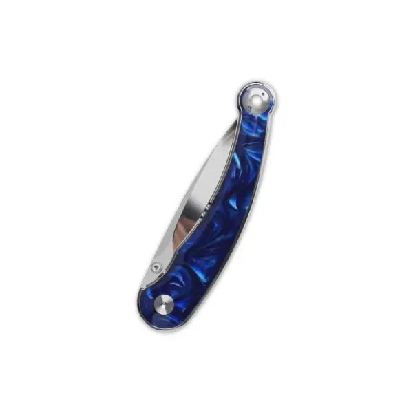 QSP Knife Dolphin QS161-E Blue Resin