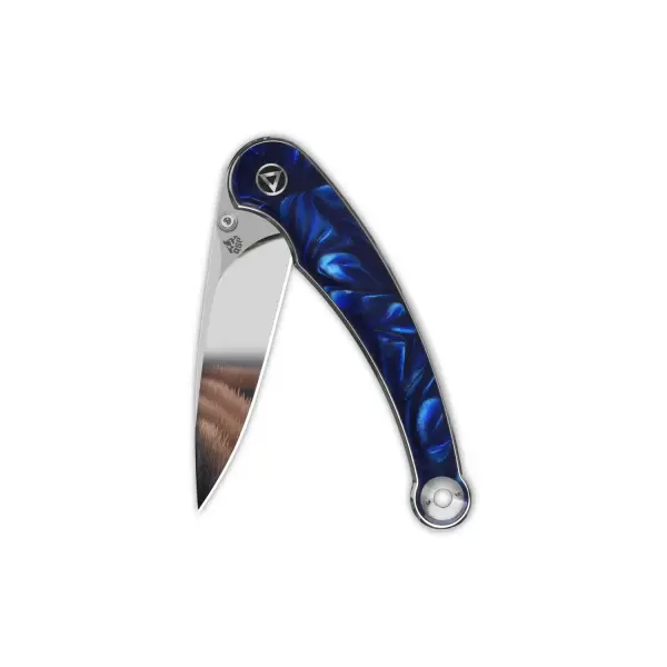 QSP Knife Dolphin QS161-E Blue Resin