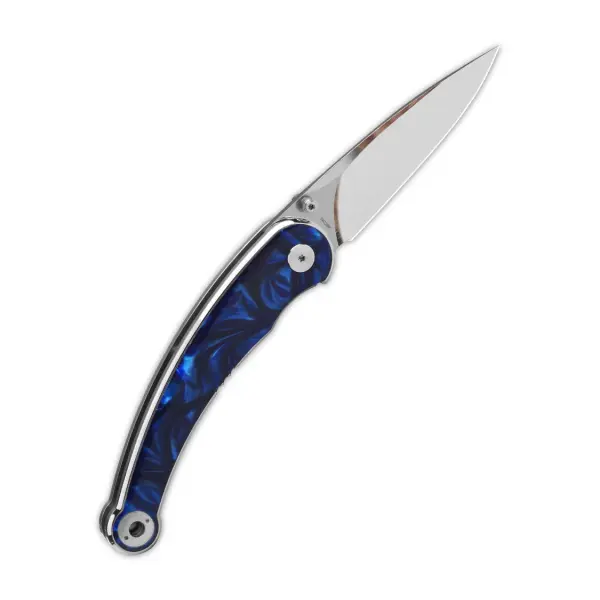 QSP Knife Dolphin QS161-E Blue Resin