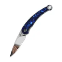 QSP Knife Dolphin QS161-E Blue Resin