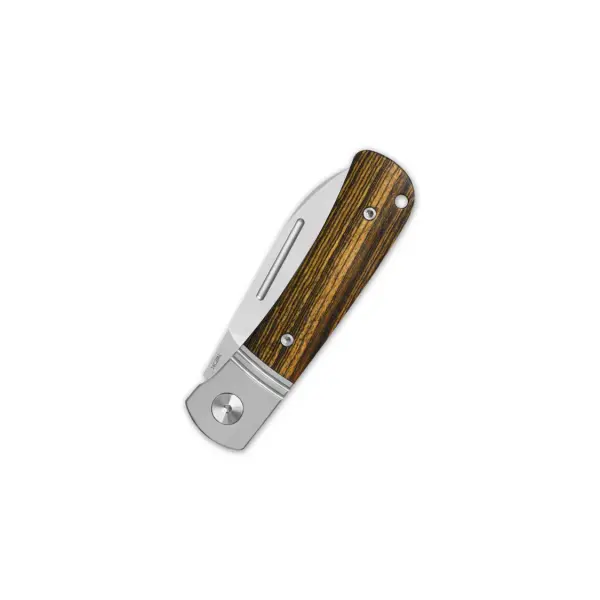 QSP Knife Hedgehog QS142SP-B Spearpoint Bocoteholz