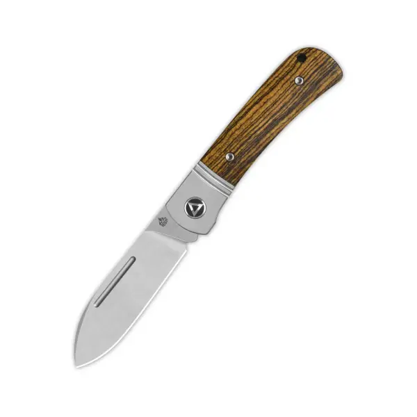 QSP Knife Hedgehog QS142SP-B Spearpoint Bocoteholz
