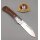 QSP Knife Hedgehog QS142SP-B Spearpoint Bocoteholz