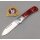 QSP Knife Hedgehog QS142SP-C Spearpoint Red Resin