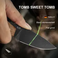 Kizer Tomb Nitro-V Stahl Mkuruti Button Lock Folder