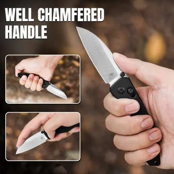 Kizer Exist 154CM Stahl Aluminium Clutch Lock Folder