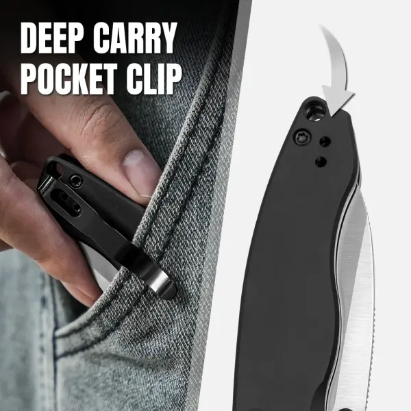 Kizer Exist 154CM Stahl Aluminium Clutch Lock Folder