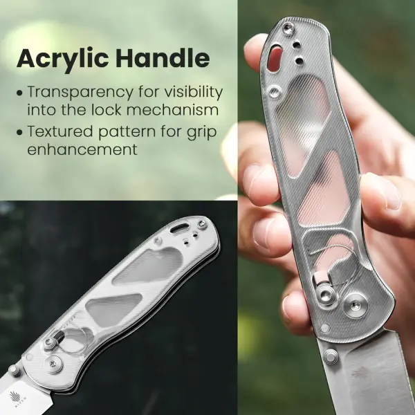 Kizer Drop Bear Nitro-V Stahl Acryl Clutch Lock