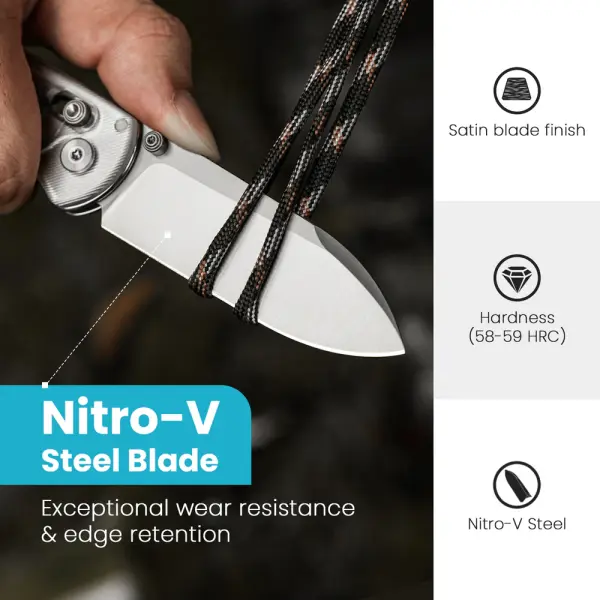 Kizer Drop Bear Nitro-V Stahl Acryl Clutch Lock