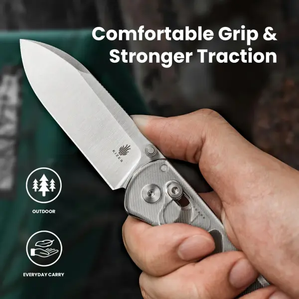 Kizer Drop Bear Nitro-V Stahl Acryl Clutch Lock