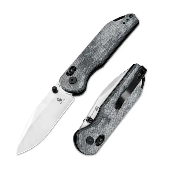Kizer Assassin Nitro-V Stahl Micarta Clutch Lock