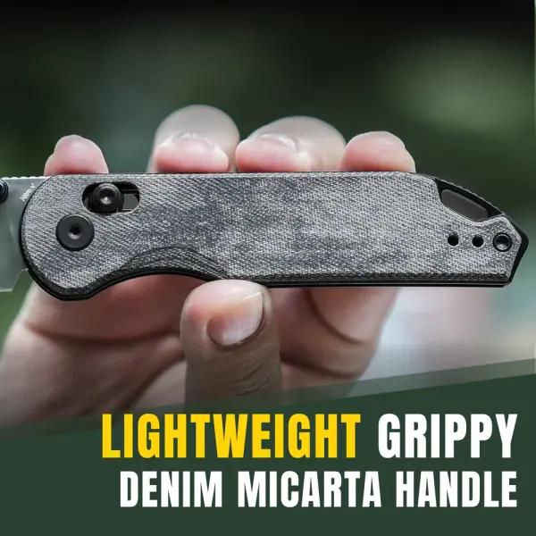 Kizer Assassin Nitro-V Stahl Micarta Clutch Lock
