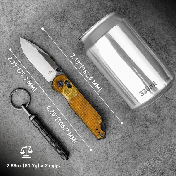 Kizer Assasin Nitro-V Stahl PEI Clutch Lock