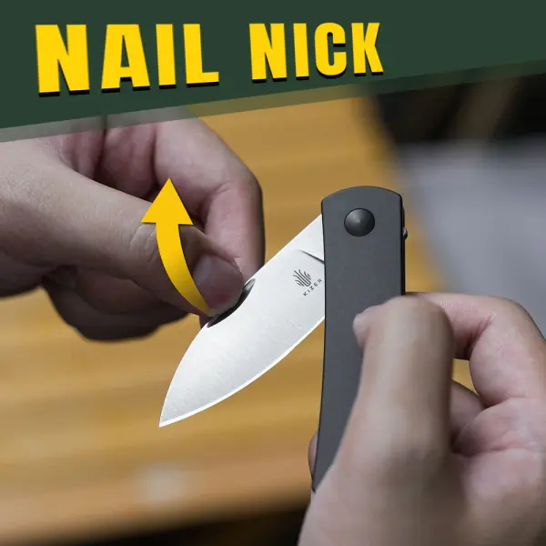 Kizer Yorkie Nitro-V Stahl Aluminium Slipjoint