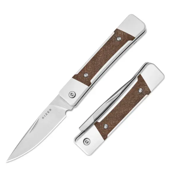 Kizer Little Grand Nitro-V Stahl Aluminium + Mkuruti Slipjoint