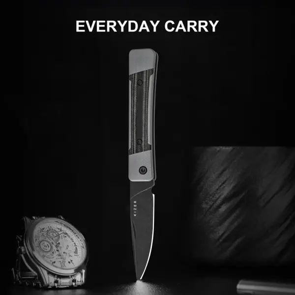 Kizer Little Grand Nitro-V Stahl G10 + Micarta Slipjoint