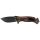 FoxOutdoor Taschenmesser mit Feuerstarter und Holzgriff