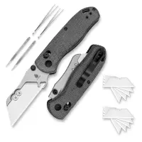 Kizer Drop Bear Utility SK5 & 5Cr15 Stahl Micarta...