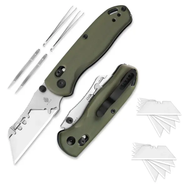 Kizer Drop Bear Utility SK5 & 5Cr15 Stahl G10 Clutch Lock