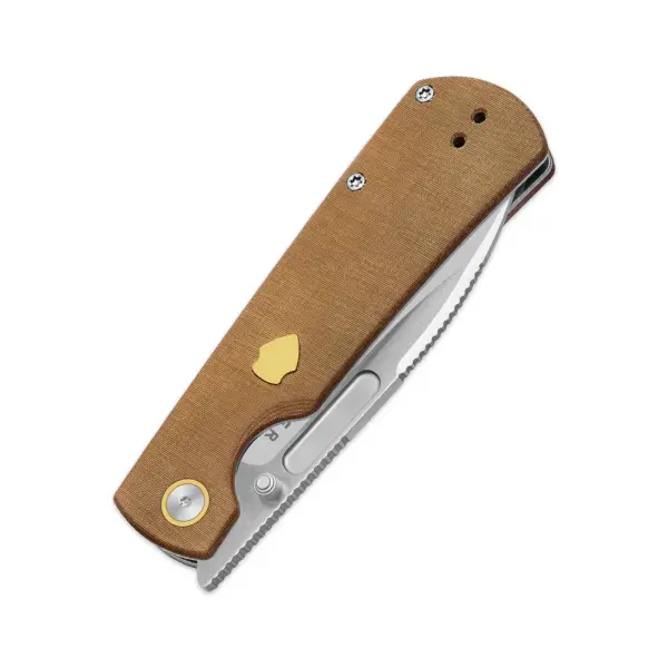 Kizer Retro Nitro-V Stahl Micarta Linerlock