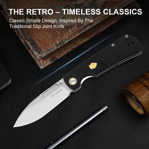 Kizer Retro Nitro-V Stahl G10 Linerlock