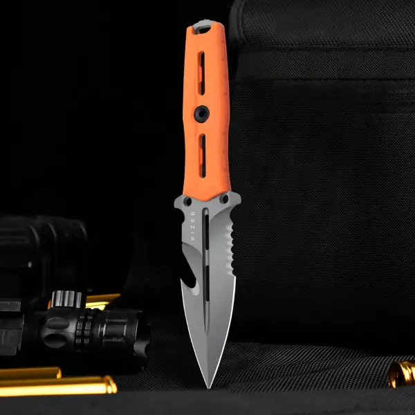 Kizer Norcross Fixed Blade Nitro-V Stahl G10 Orange Guthook