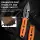 Kizer Norcross Fixed Blade Nitro-V Stahl G10 Orange Guthook
