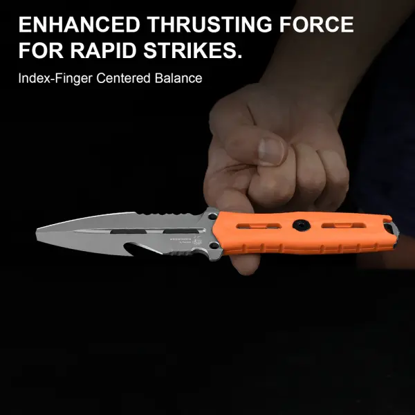 Kizer Norcross Fixed Blade Nitro-V Stahl G10 Orange Guthook