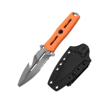 Kizer Norcross Fixed Blade Nitro-V Stahl G10 Orange Guthook