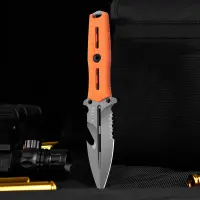Kizer Norcross Fixed Blade Nitro-V Stahl G10 Orange Guthook