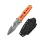 Kizer Norcross Fixed Blade Nitro-V Stahl G10 Orange Guthook